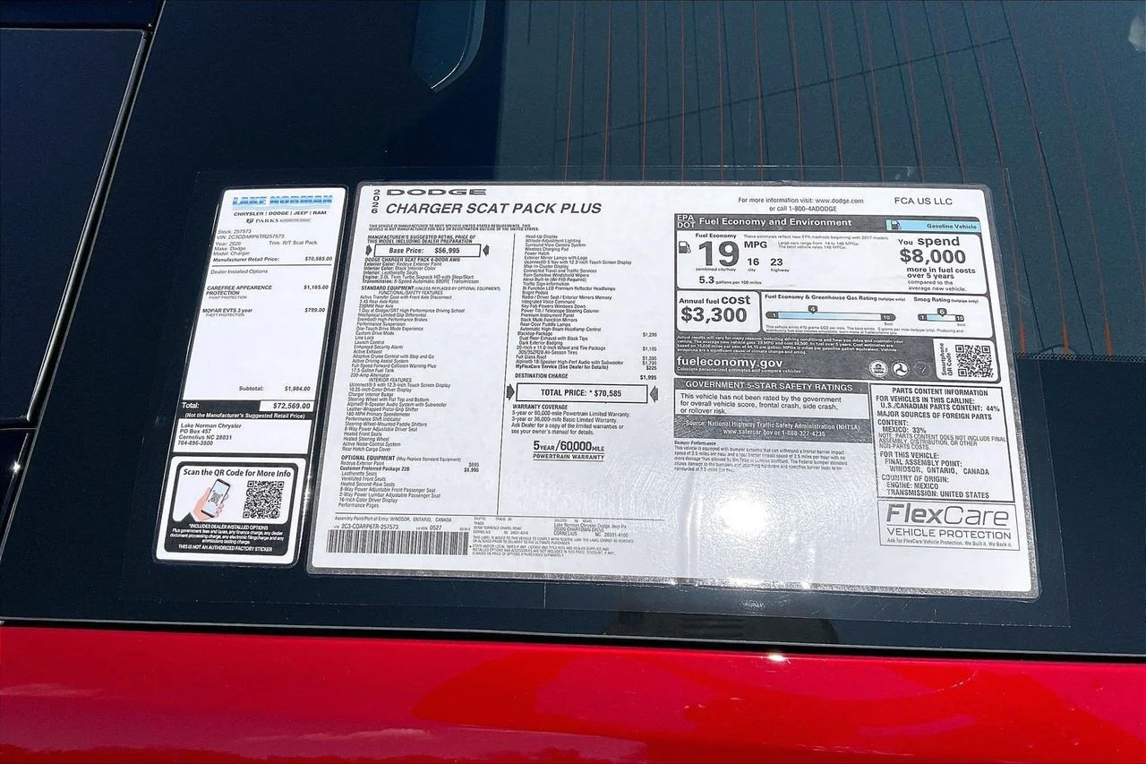 New 2026 Redeye Dodge Scat Pack Plus image 37