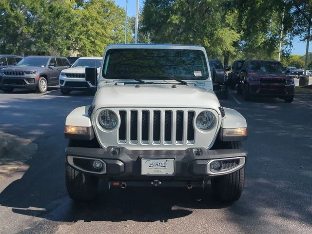 Used 2021 White Jeep Unlimited Sahara image 8
