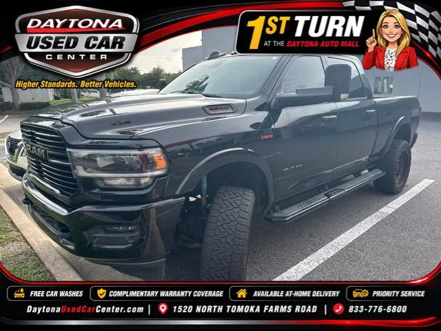 Used 2019 Diamond Black Ram Laramie image 1