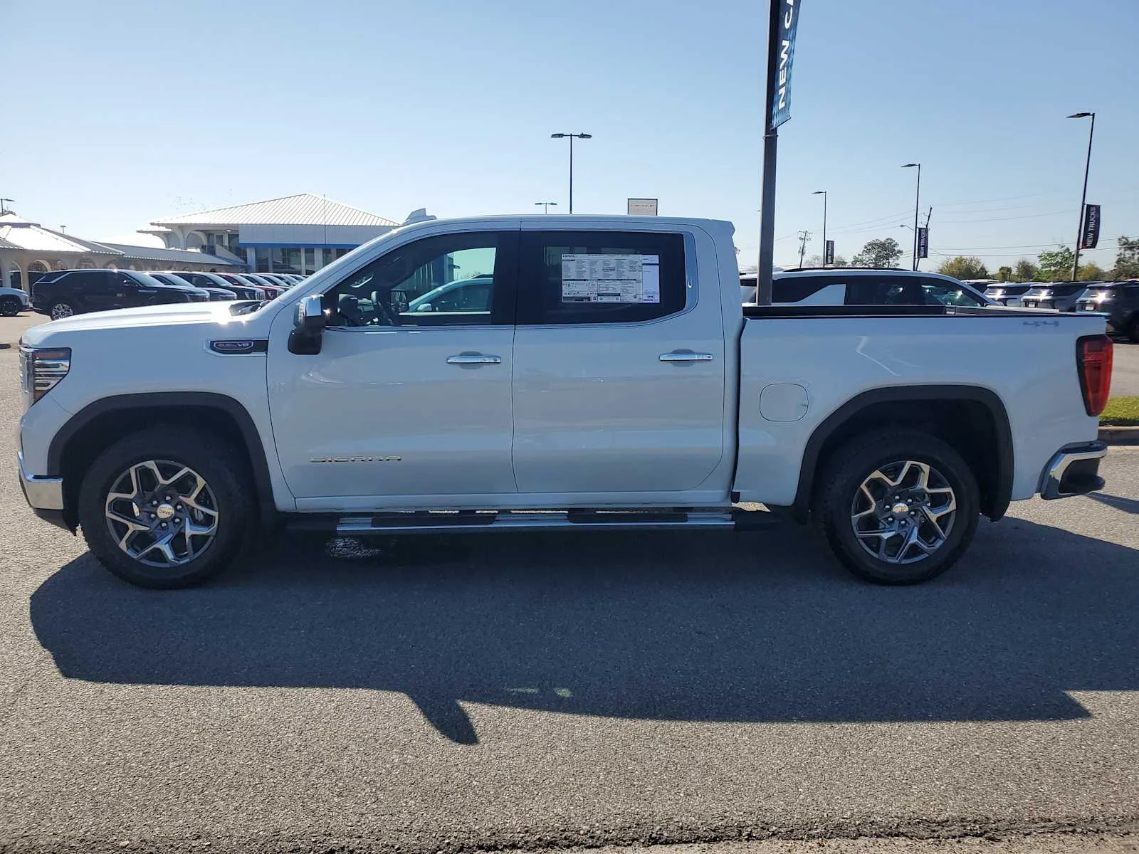 New 2026 Glacier White Tricoat GMC SLT image 2
