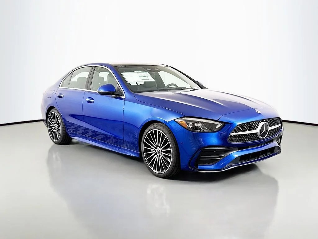 New 2026 Blue Mercedes-Benz C 300 image 1