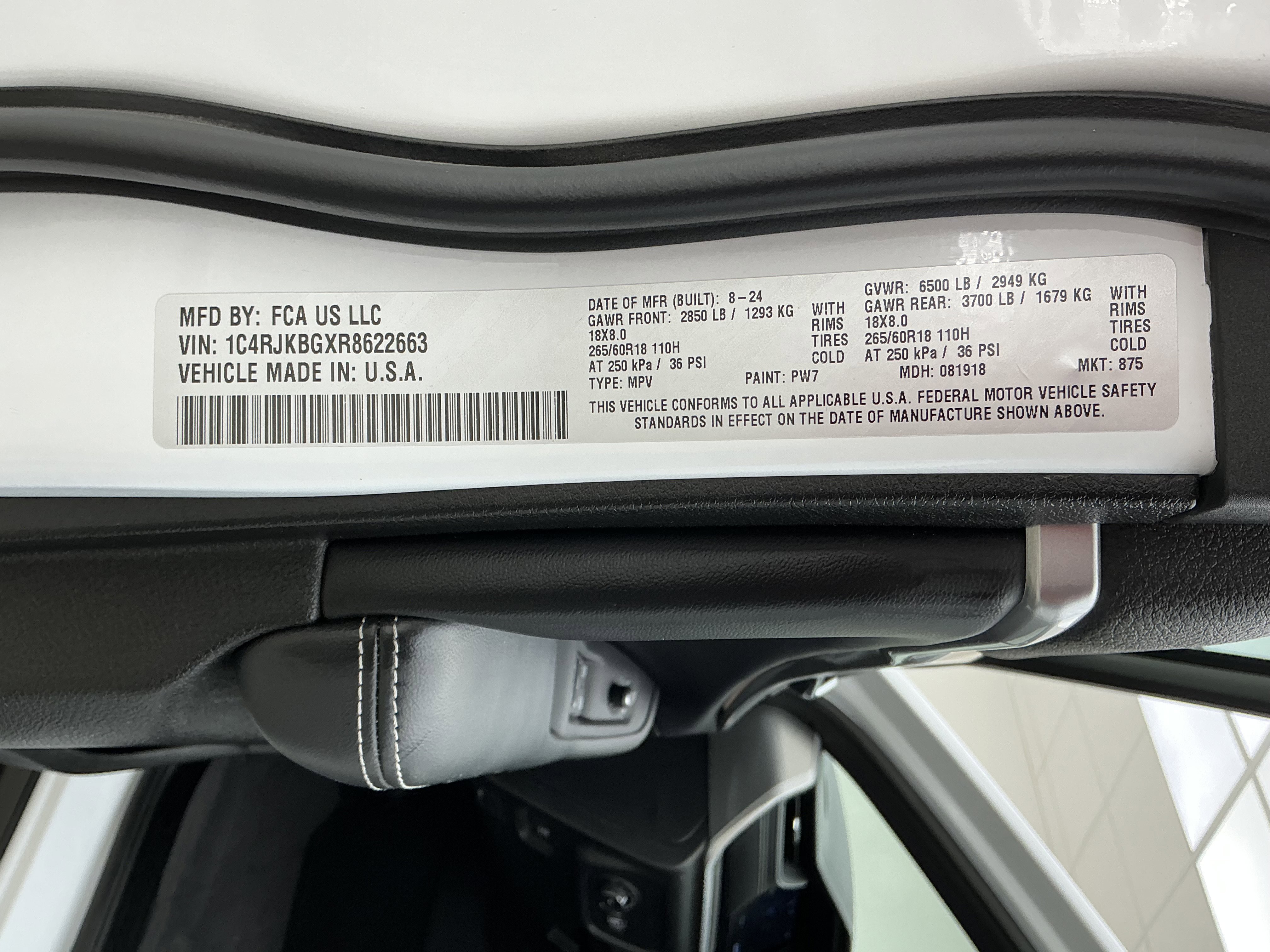 Used 2024 Bright White Clearcoat Jeep Limited image 15