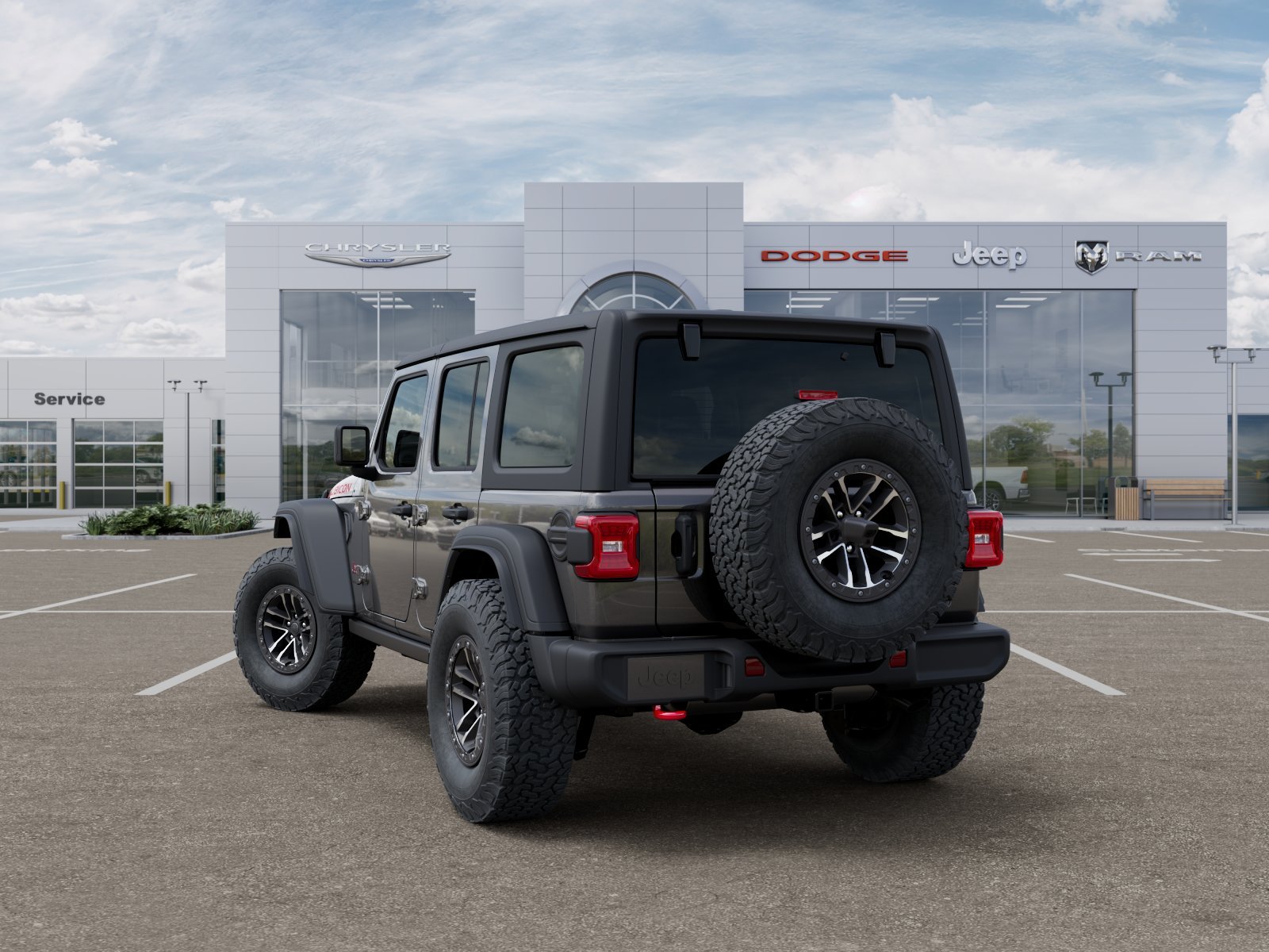 New 2026 Granite Crystal Metallic Clear-Coat Exterior Paint Jeep Rubicon image 18