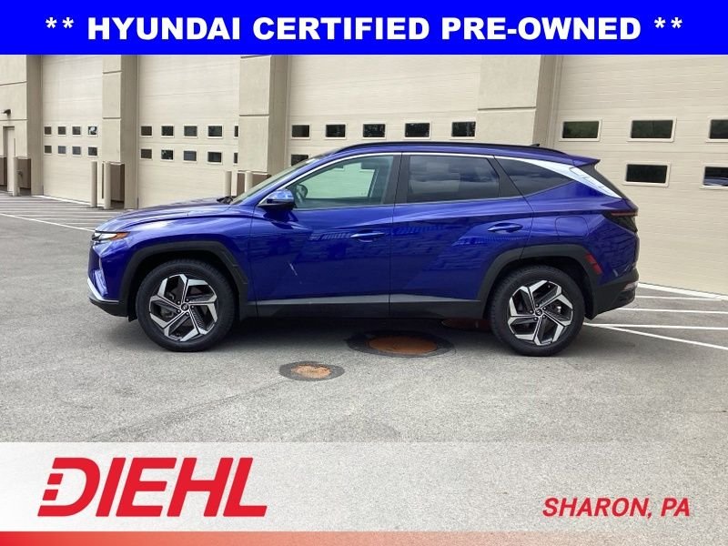 Certified Used 2022 Blue Hyundai SEL image 4