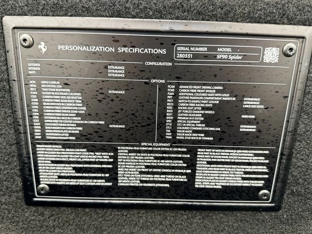 Used 2022 Extra Sample Ferrari Tailor Made image 17