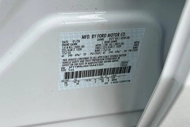 New 2026 Oxford White Ford XLT image 45