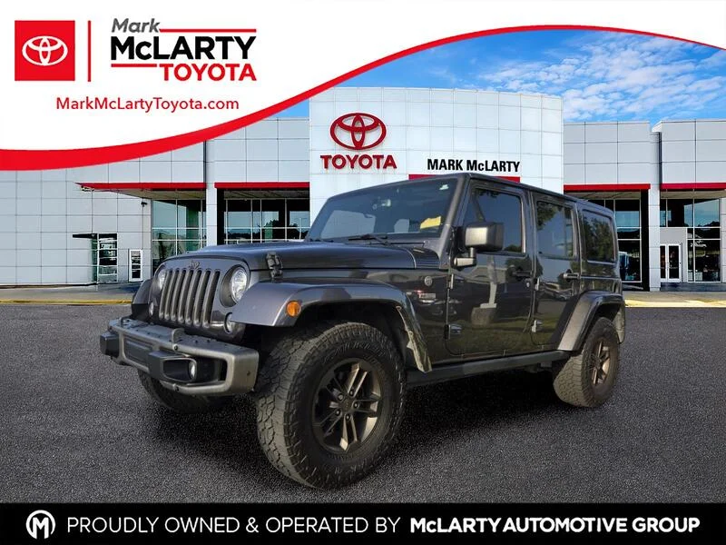 Used 2017 Crystal Metallic JEEP UNLIMITED SAHARA image 1