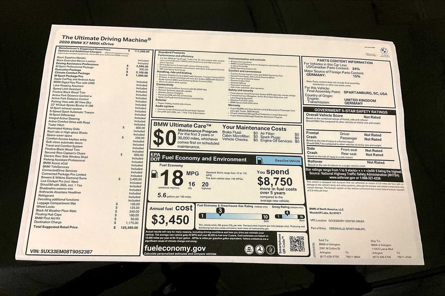 2026 BMW X7 M60i - Photo 19