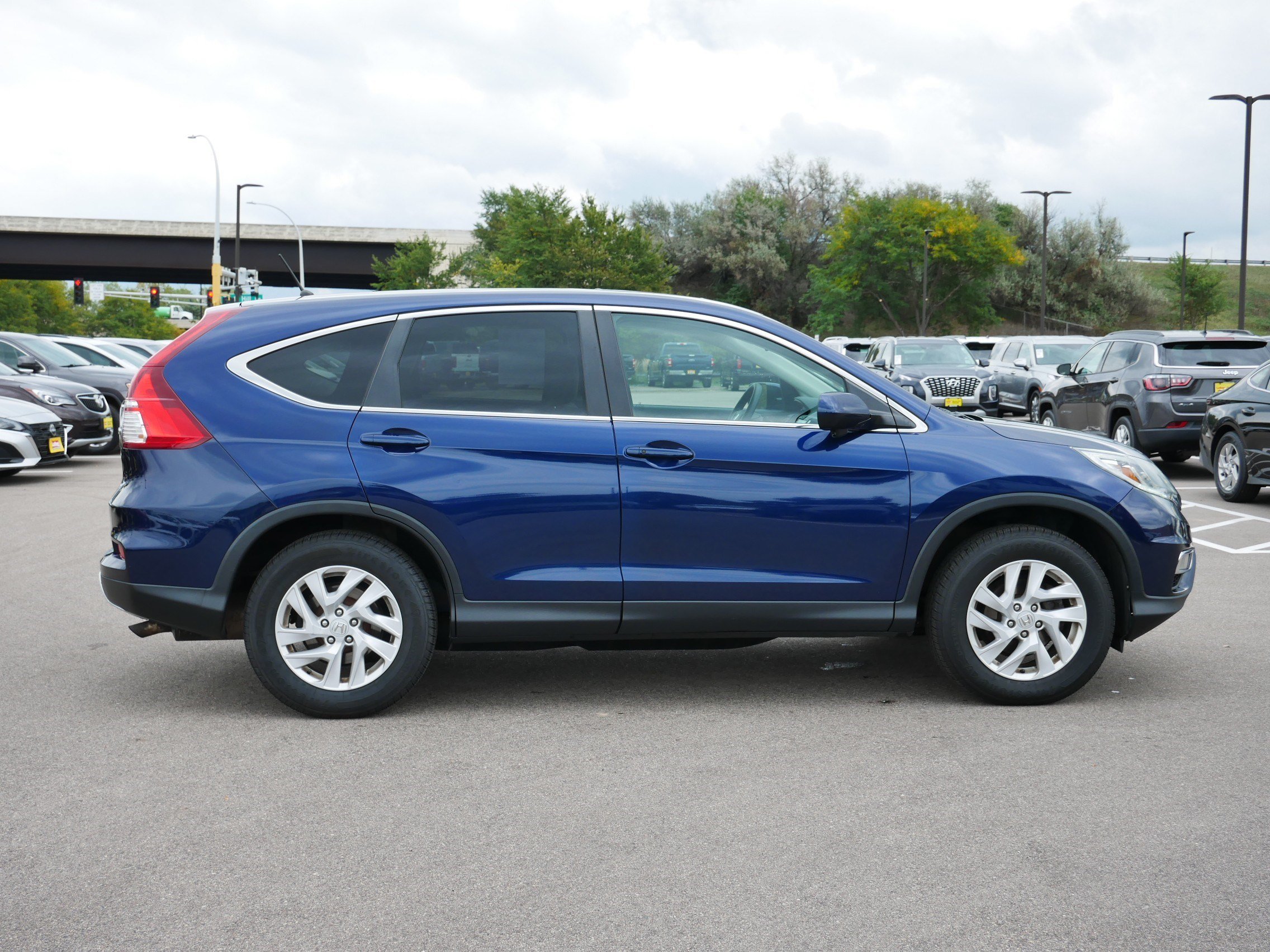 Used 2015 Blue Honda EX image 8
