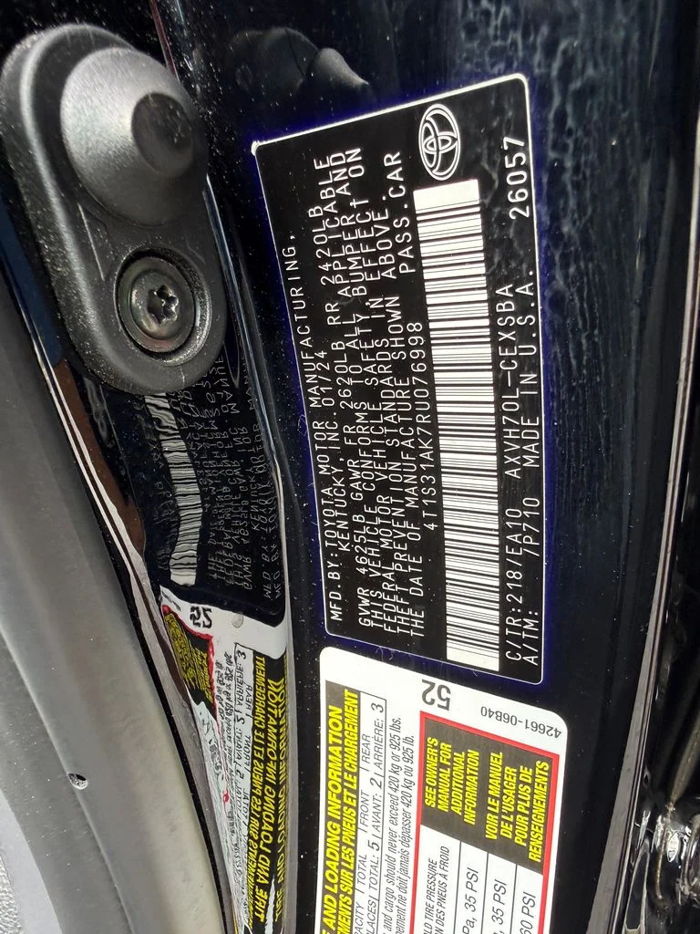 Used 2024 Black Toyota SE image 23