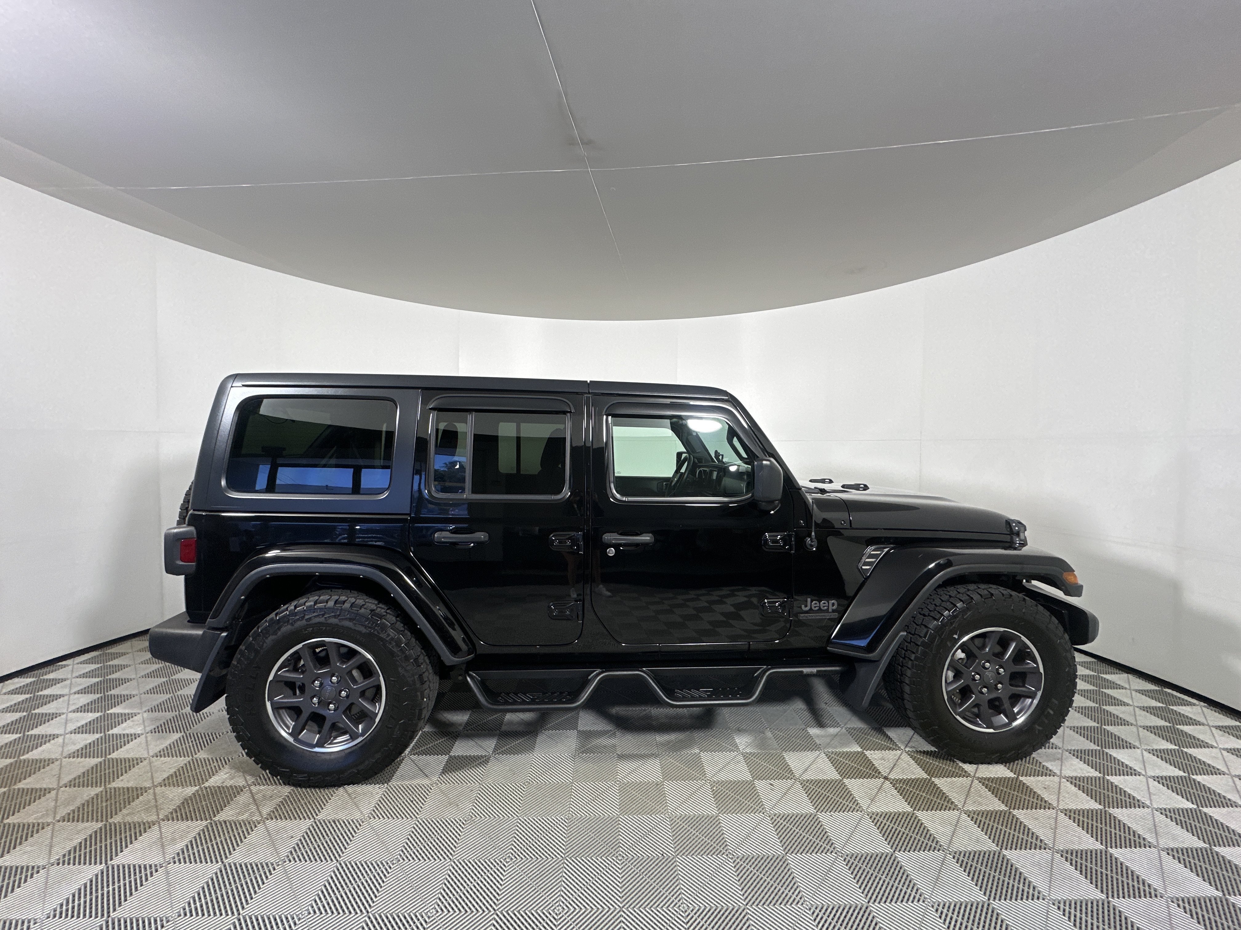 Certified Used 2021 Black Clearcoat Jeep Unlimited 80th Anniversary image 8