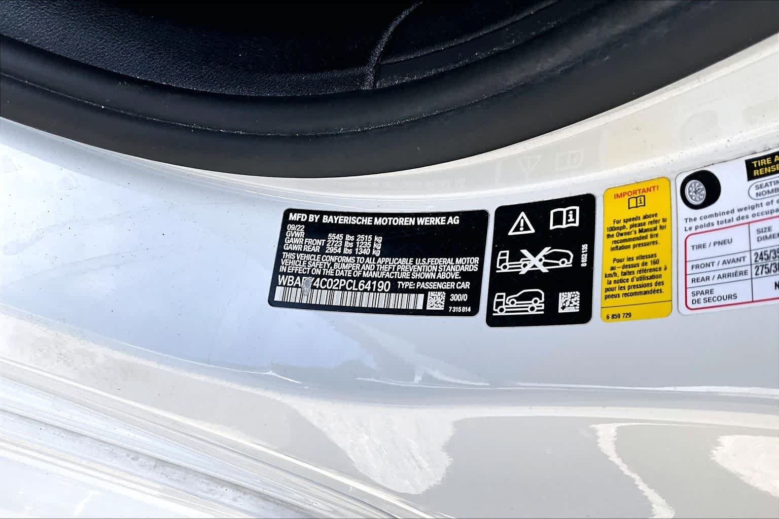 Used 2023 Alpine White BMW M850i xDrive image 35