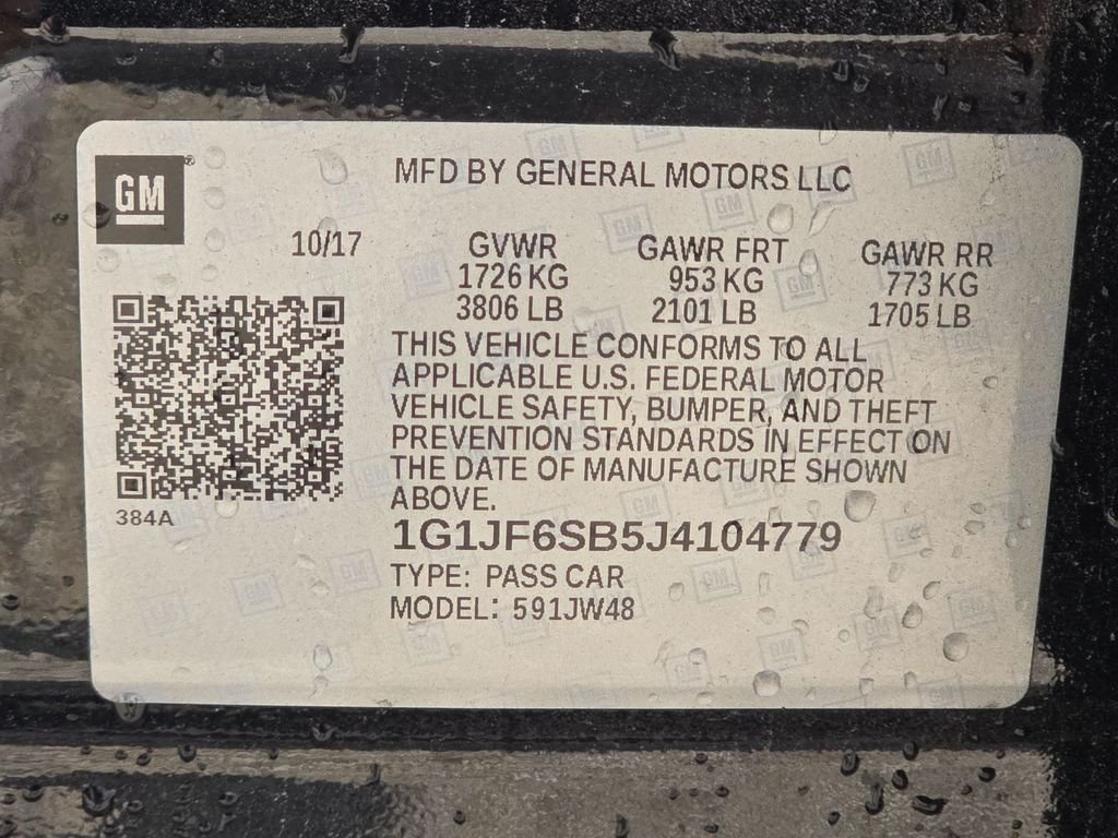 Used 2018 Black Chevrolet Premier image 15
