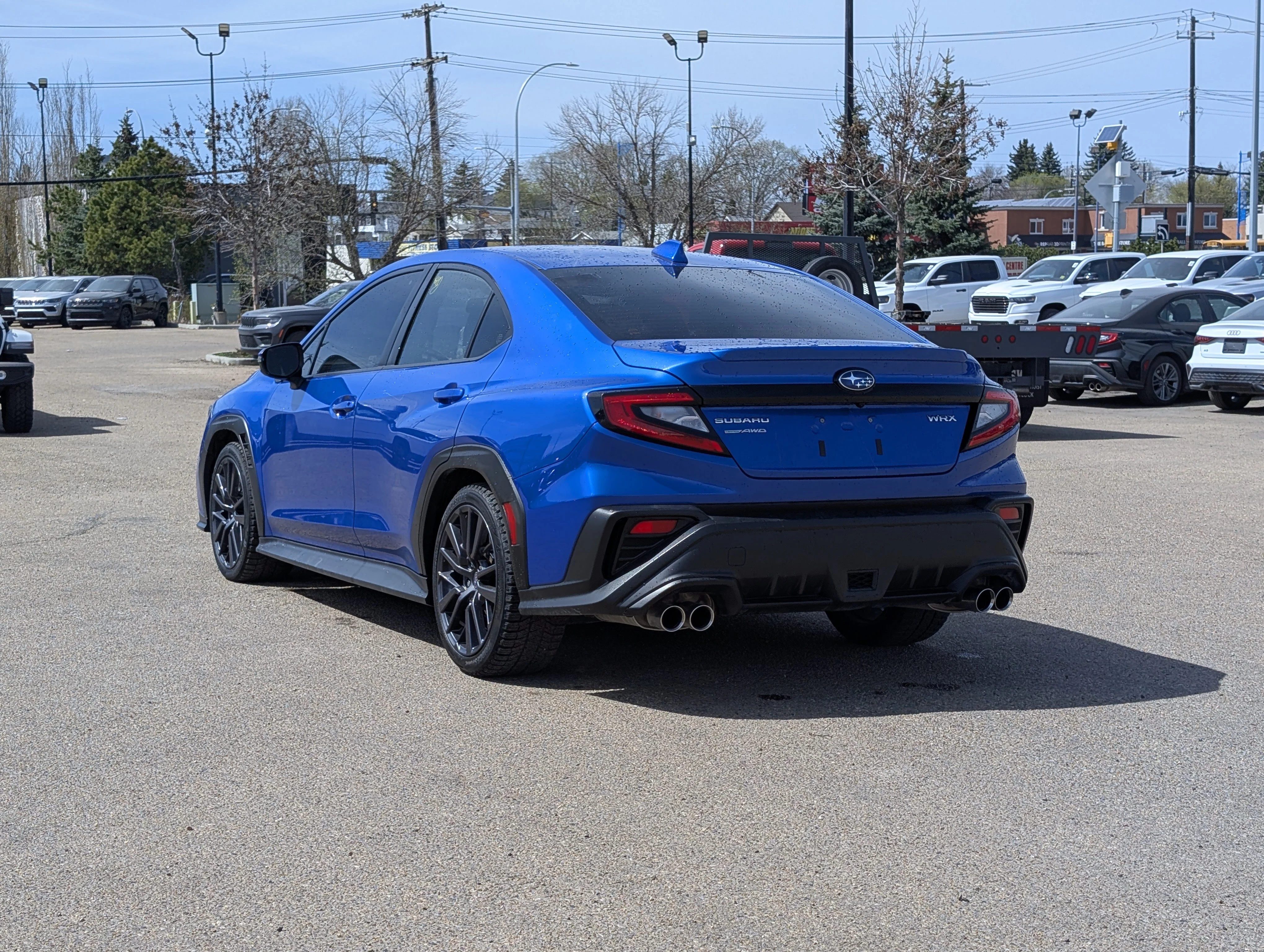 Used 2023 WR Blue Pearl Subaru Sport-tech image 4
