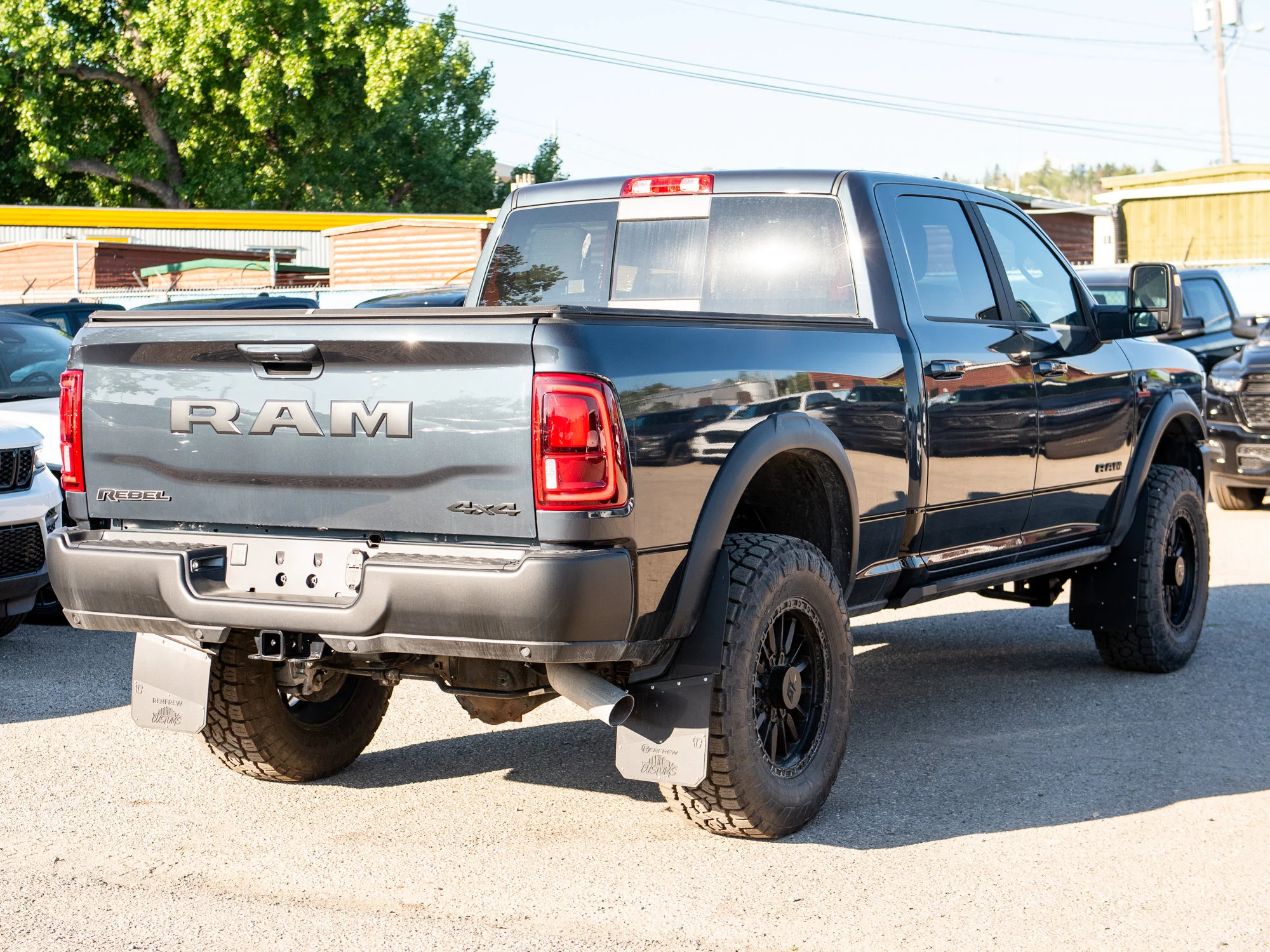New 2026 Blue RAM Rebel*, 3 Inch Lift Kit, 37 Inch Tires, Trigger Industries MudFlaps image 10