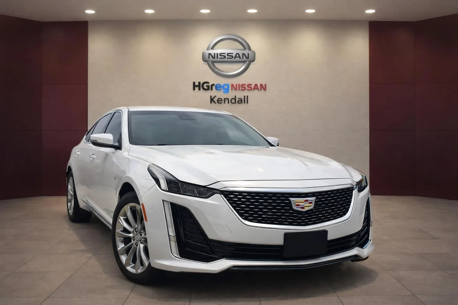 Used 2020 White Cadillac Premium Luxury image 3