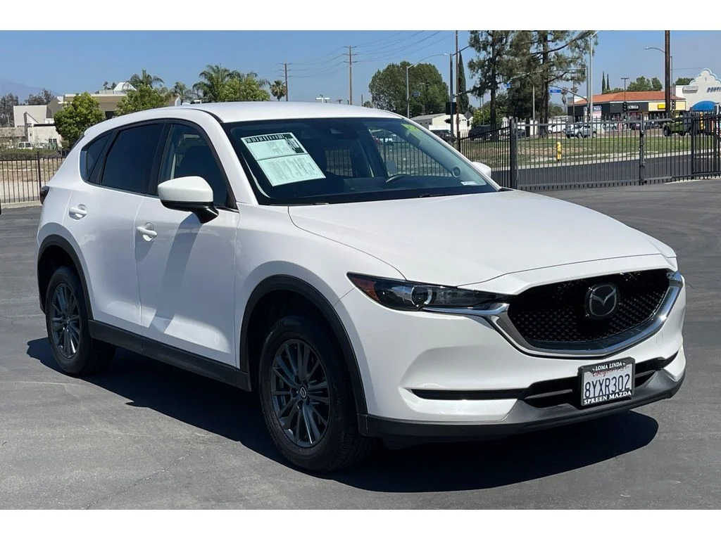 Used 2021 Snowflake White Pearl Mica Mazda Touring image 9