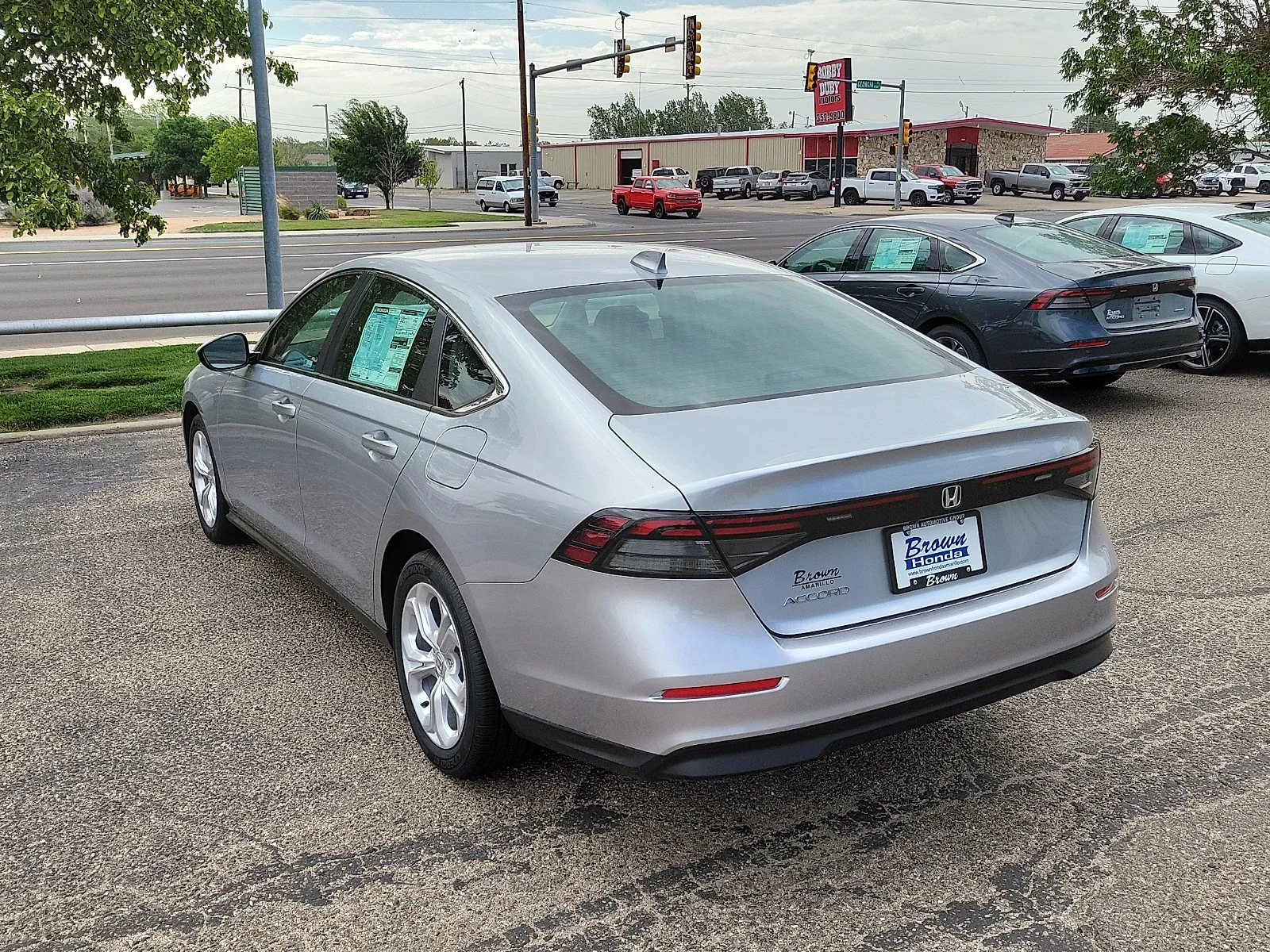 New 2026 Solar Silver Metallic Honda LX image 8