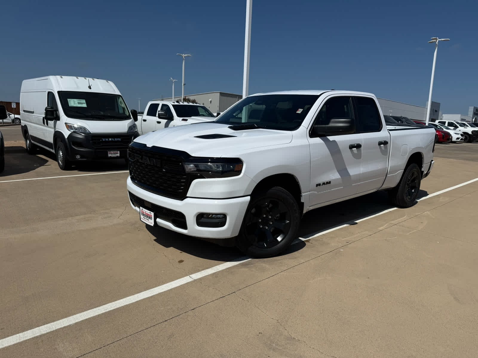 New 2026 Bright White Clearcoat Ram Express image 2