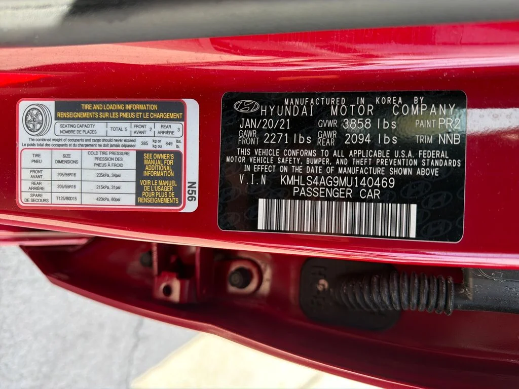 Used 2021 Red Hyundai SEL image 30