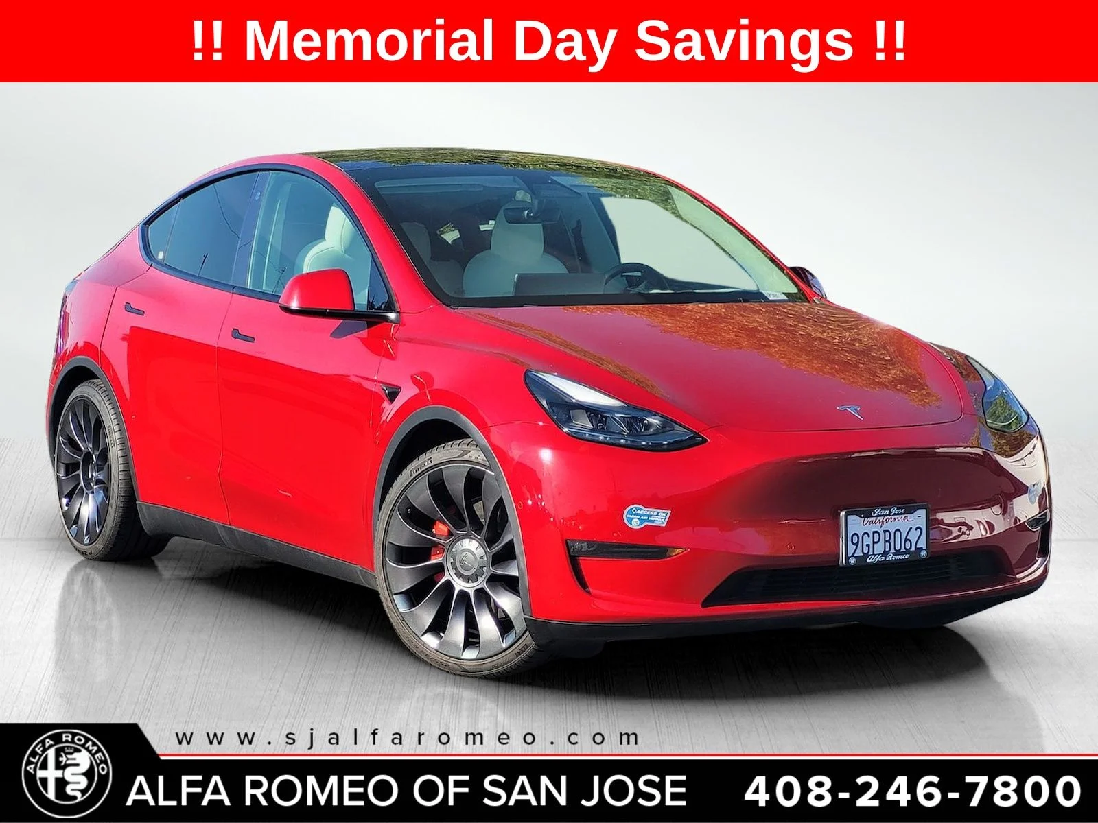 2021 Tesla Model Y Performance Dual Motor All-Wheel Drive's photo