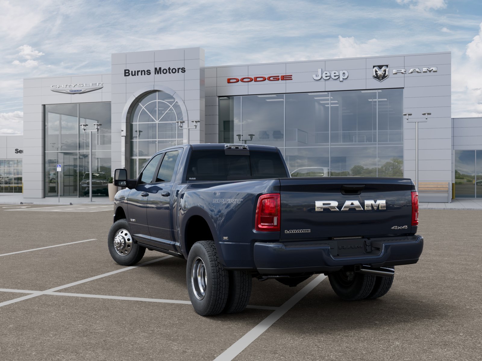 New 2027 Forged Blue Metallic Exterior Paint Ram Laramie Dually image 29