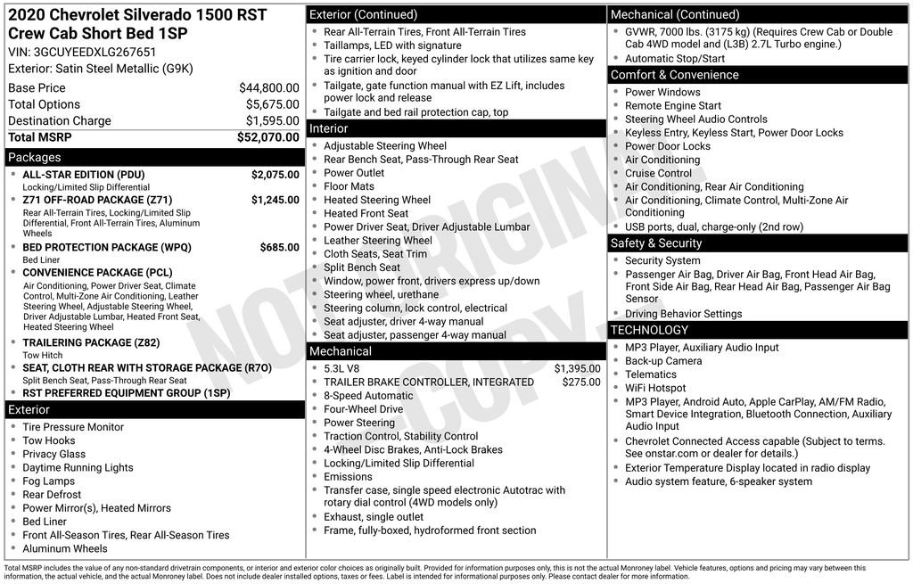 Used 2020 Gray Chevrolet RST image 28