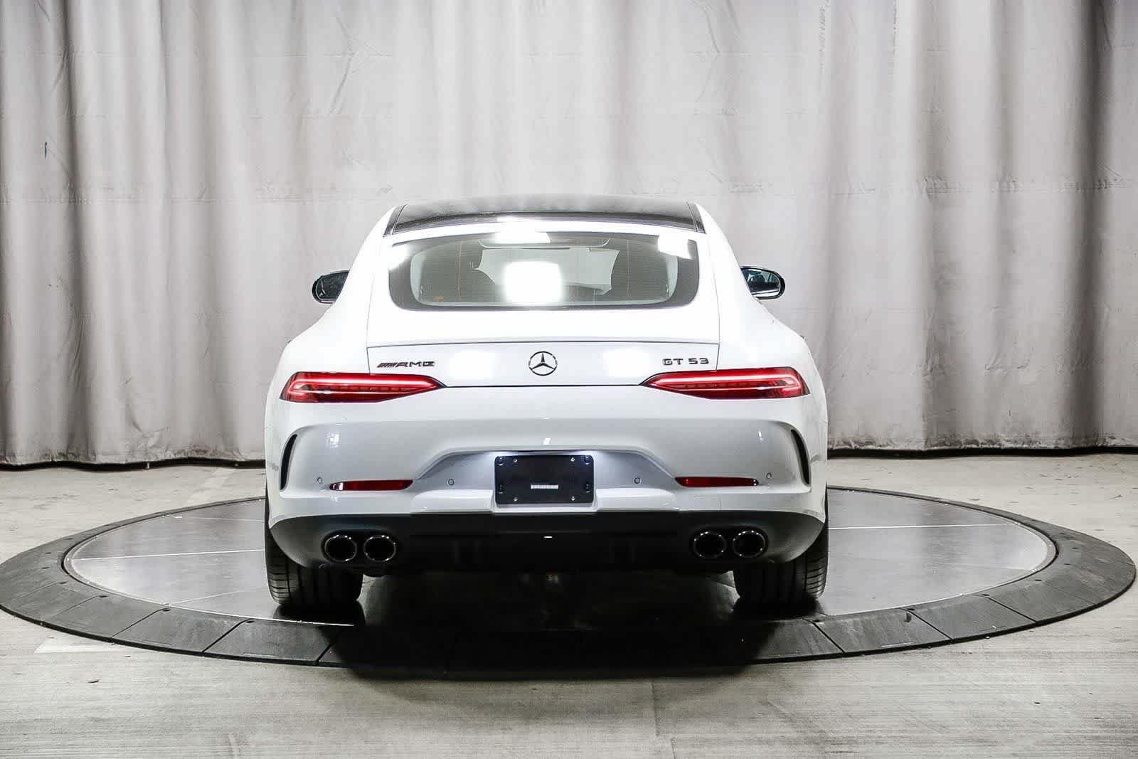 New 2026 MANUFAKTUR Moonlight White Metallic Mercedes-Benz AMG® GT 53 4-Door Coupe image 29