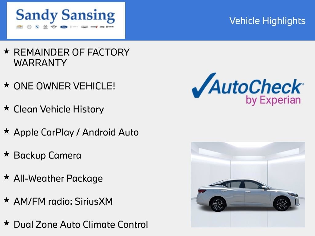 Used 2025 White Nissan SV image 8