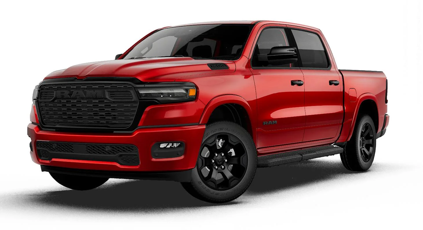 New 2027 Molten Red Pearl-Coat Exterior Paint RAM Big Horn/Lone Star image 13
