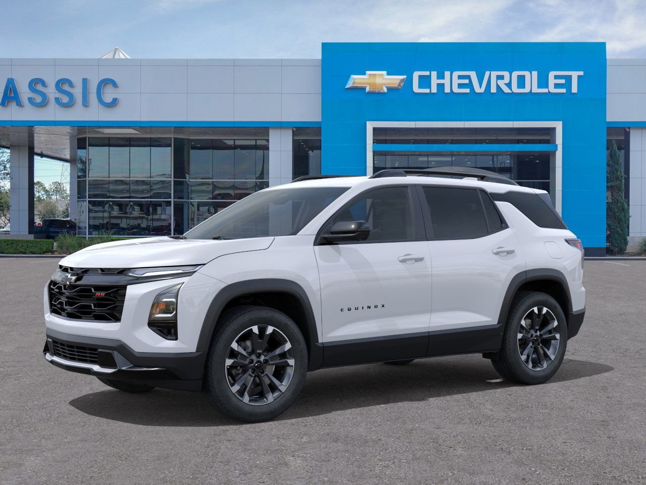 2026 Chevrolet Equinox RS White at Classic Elite Chevrolet Hwy 6