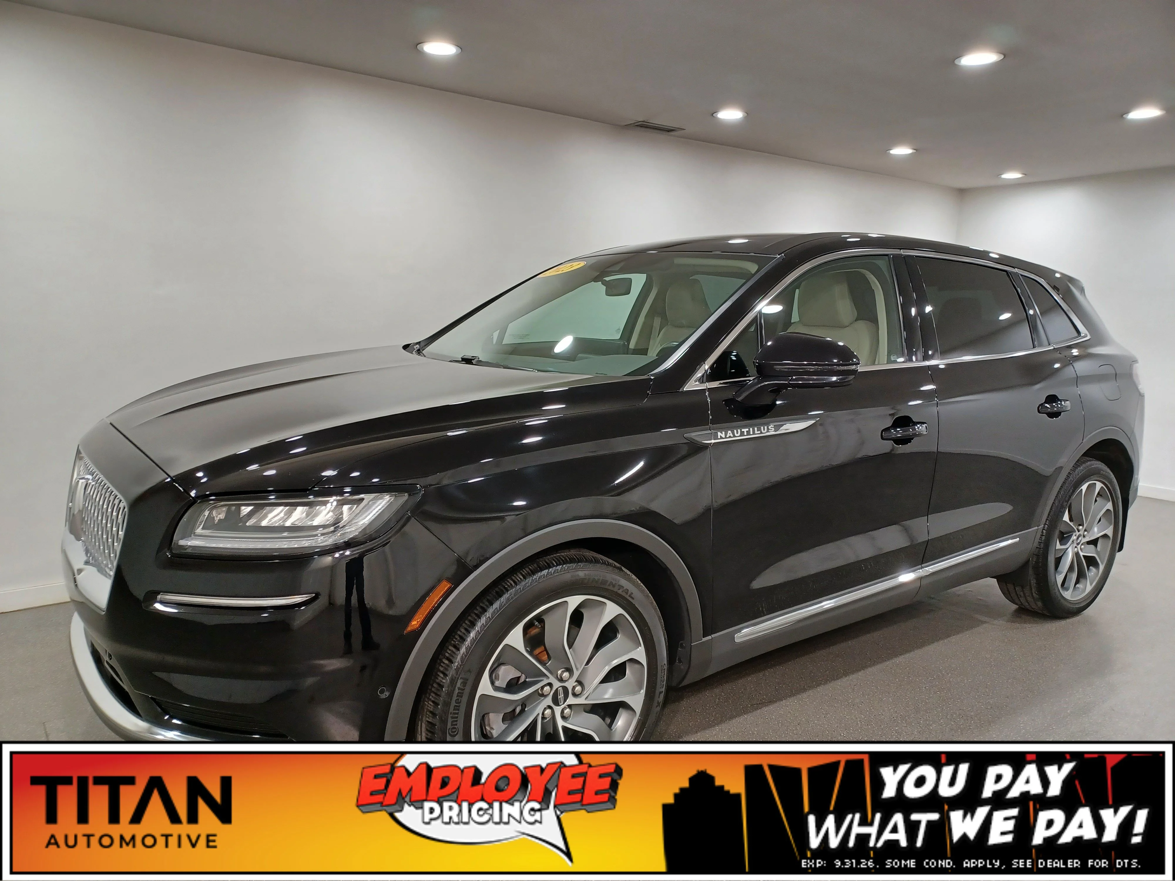 Certified Used 2023 Infinite Black Metallic Lincoln Reserve AWD*Adaptive Cruise | Remote Start | Nav | 360 Cam | Cooled Leather | Pano Roof | Htd Wheel image 1