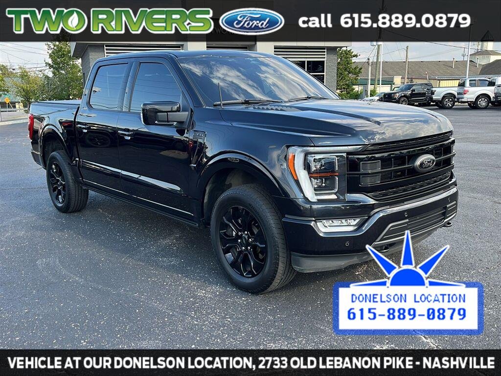Used 2023 Agate Black Ford LARIAT image 2