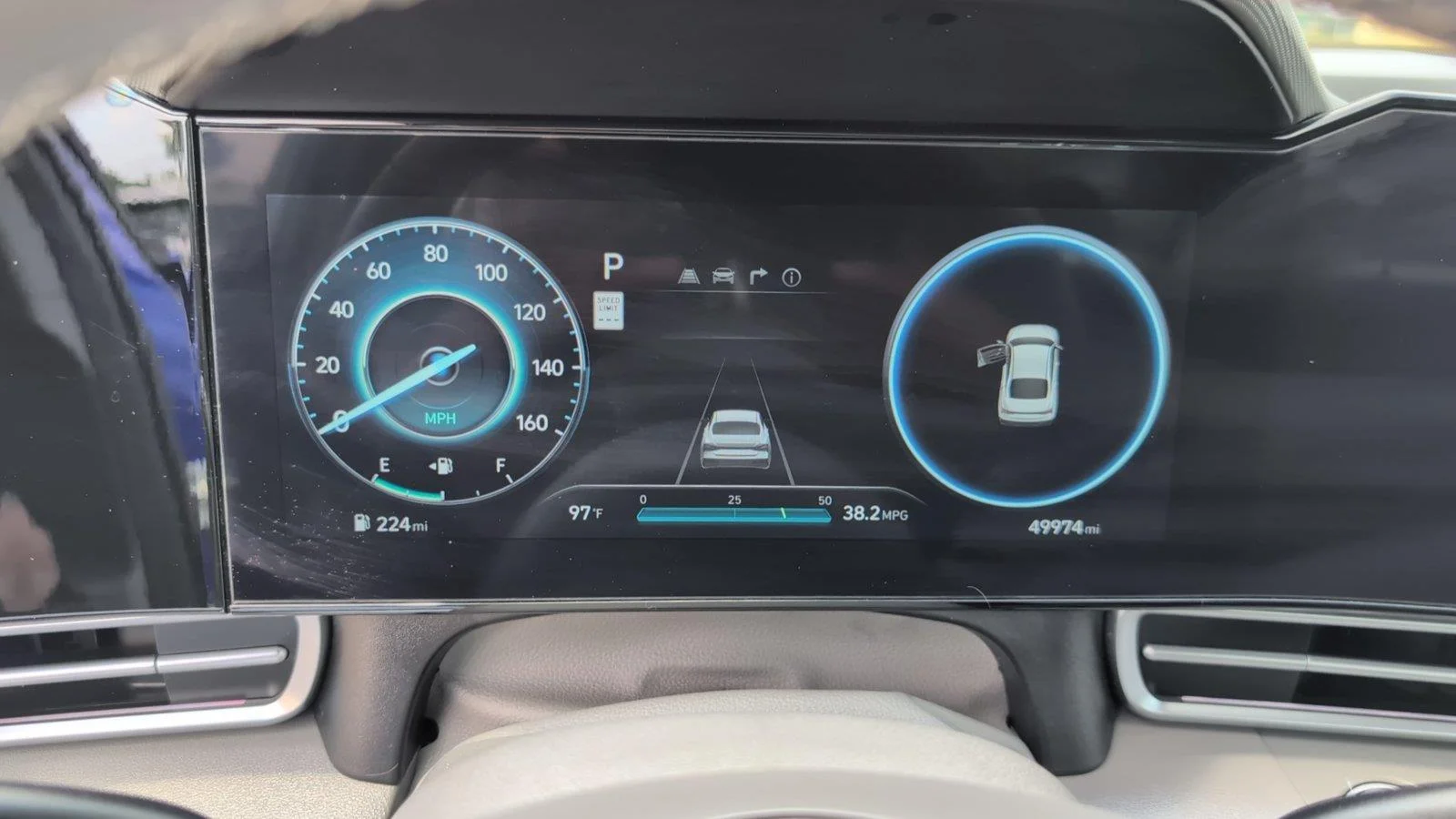 Used 2025 Intense Blue Hyundai SEL Convenience image 27