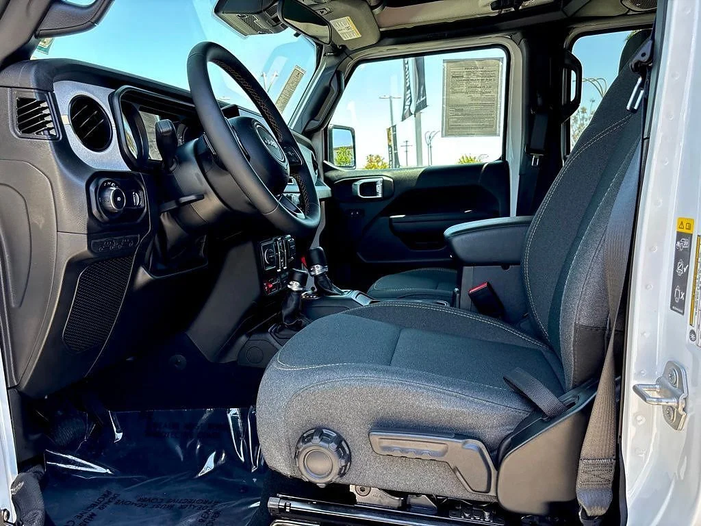 Used 2024 Bright White Clearcoat Jeep Willys image 11