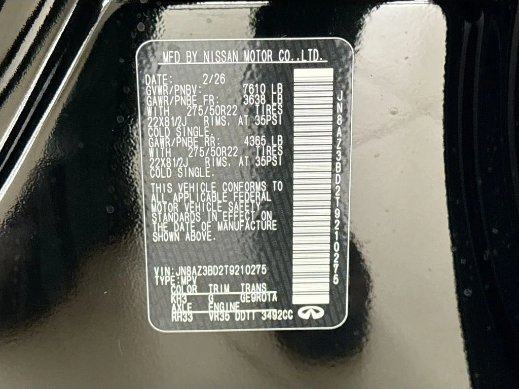 New 2026 BLACK OBSIDIAN INFINITI Luxe 2WD image 34