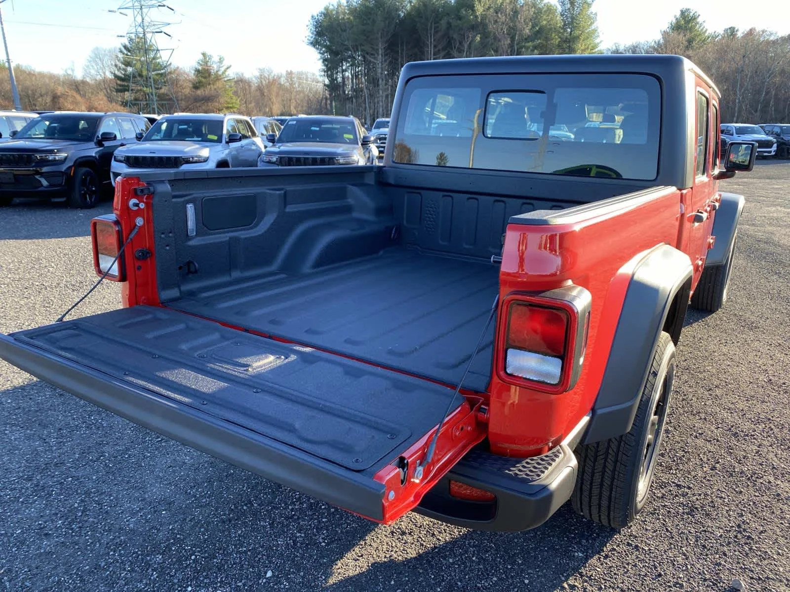 New 2026 Firecracker Red Clear-Coat Exterior Paint Jeep Sport image 4