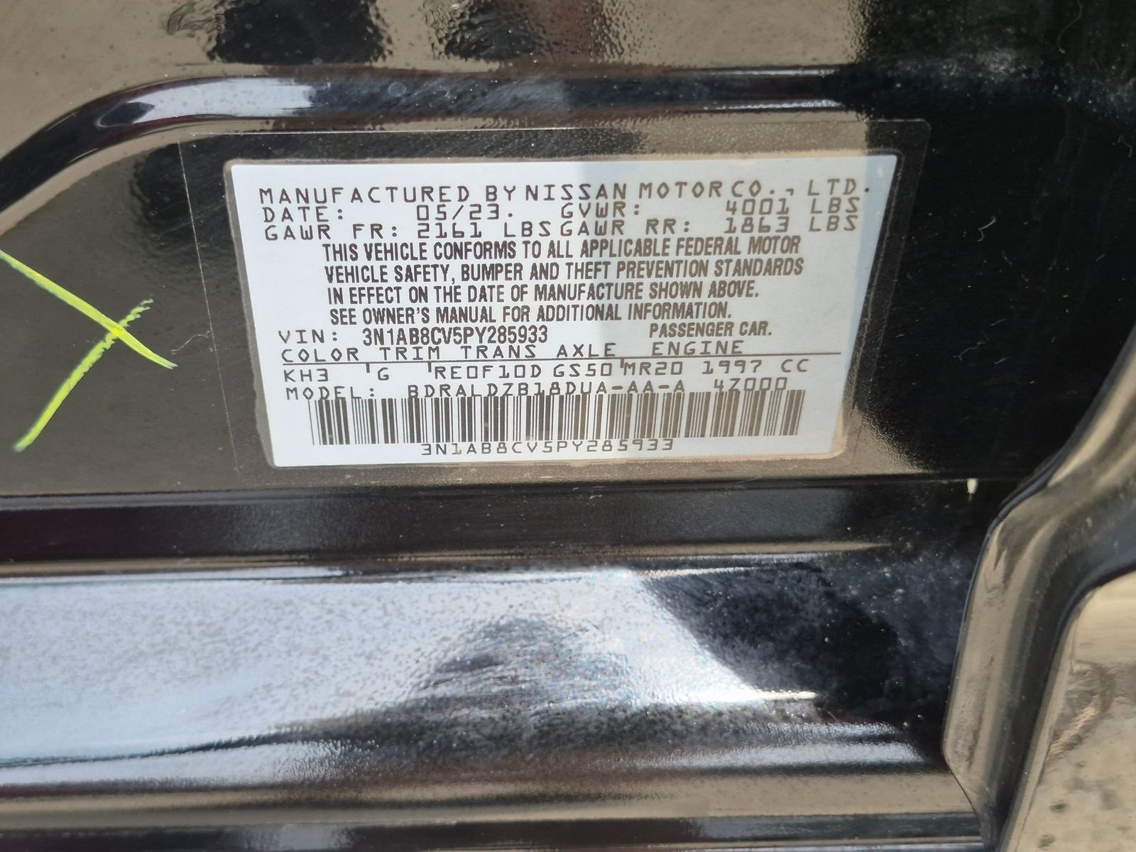 Certified Used 2023 Super Black Nissan SV image 38