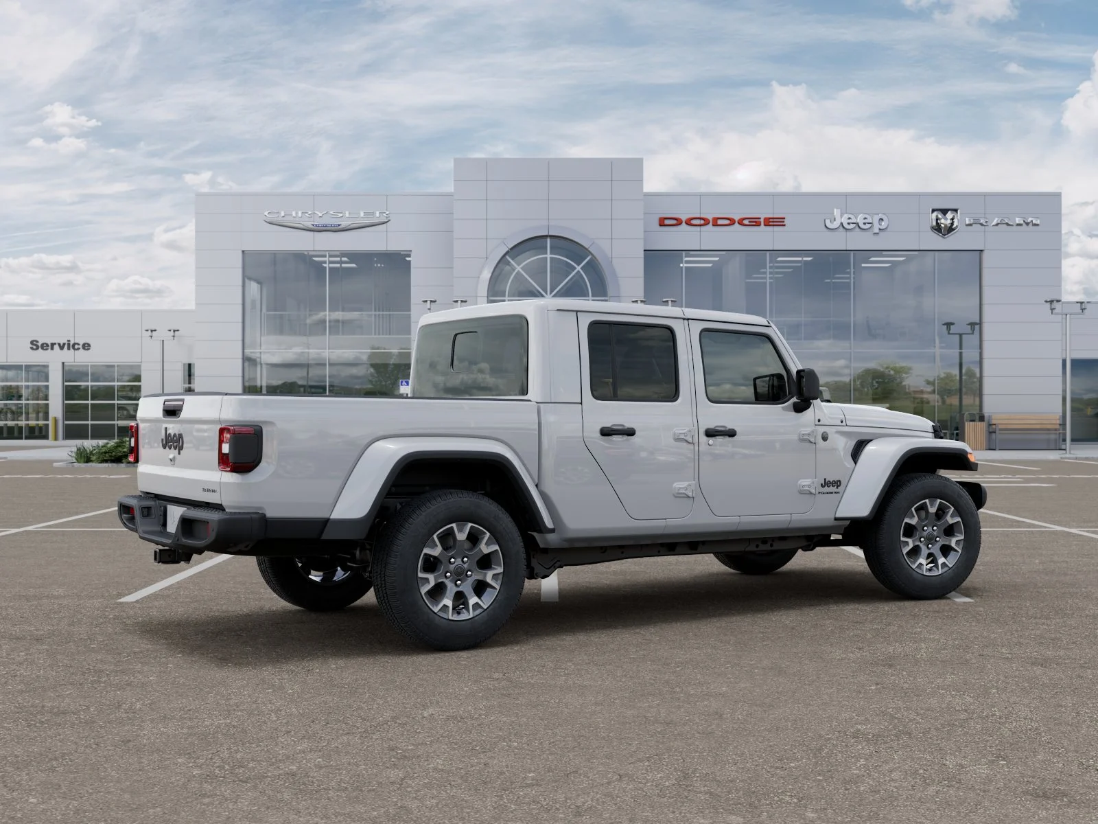 New 2026 Bright White Clear-Coat Exterior Paint Jeep Sahara image 4
