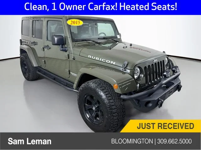 2015 Jeep Wrangler Unlimited Rubicon for sale at Sam Leman Chrysler Jeep Dodge of Bloomington