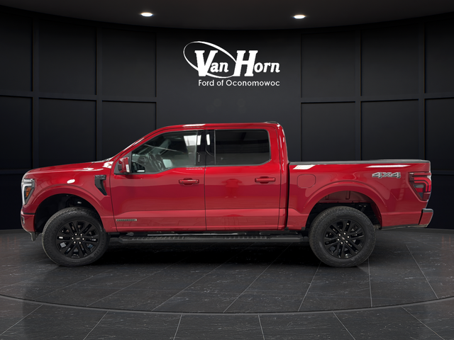 Used 2024 Rapid Red Metallic Tinted Clearcoat Ford Lariat image 4