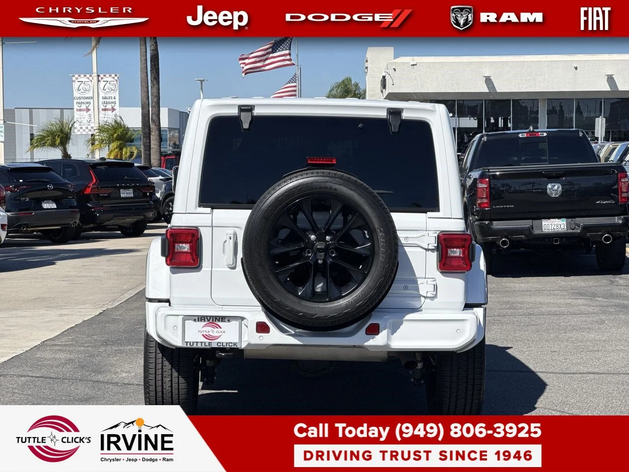 Used 2023 Bright White Clearcoat Jeep High Altitude image 14