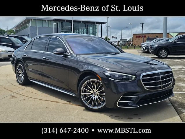Certified Used 2024 Gray Mercedes-Benz S 580 image 1