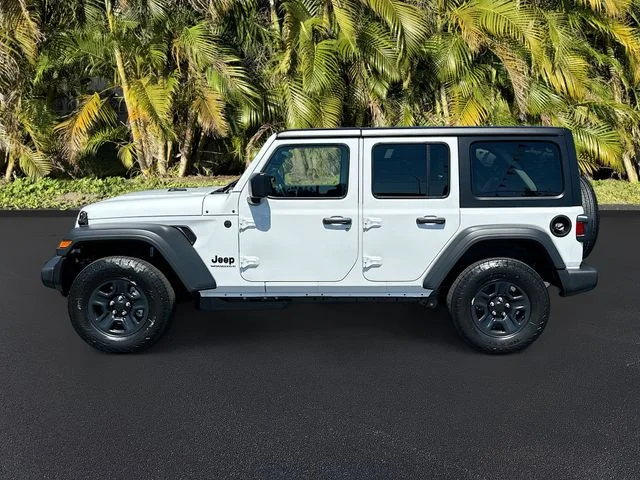 New 2026 Bright White Clear-Coat Exterior Paint Jeep Sport image 2