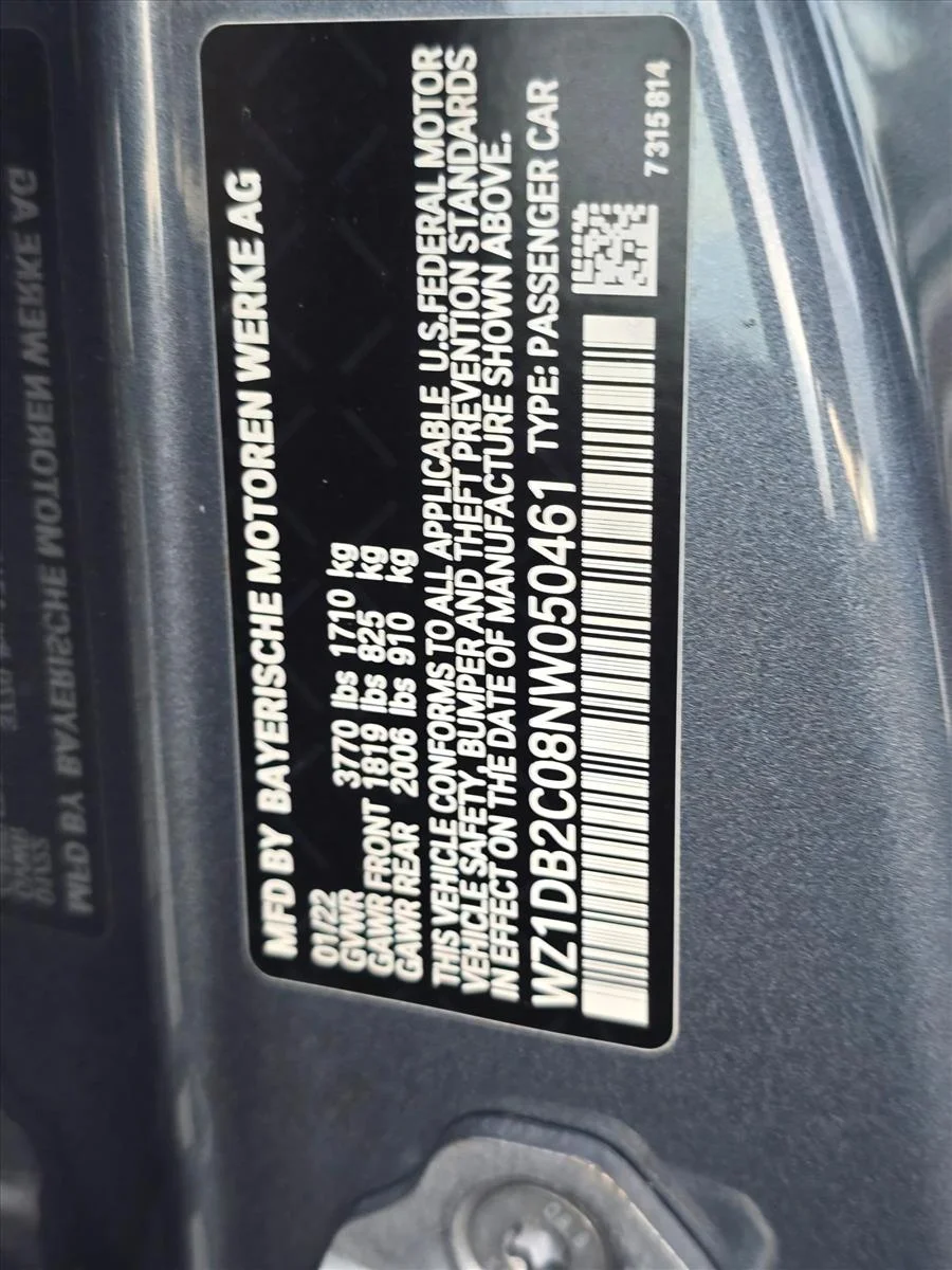 Used 2022 Turbulence Gray Toyota 2.0 image 22