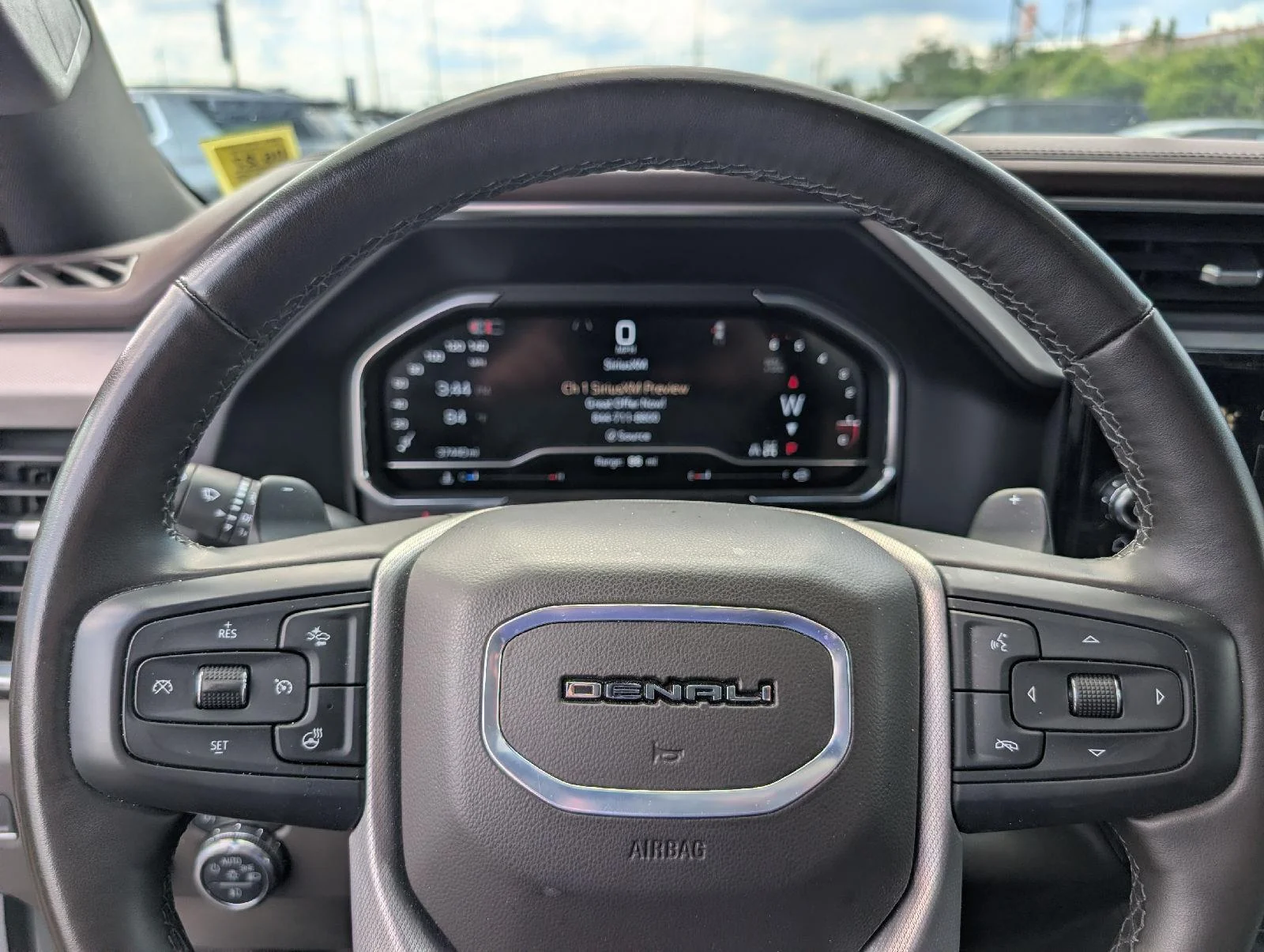 Used 2024 White Frost Tricoat GMC Denali image 16