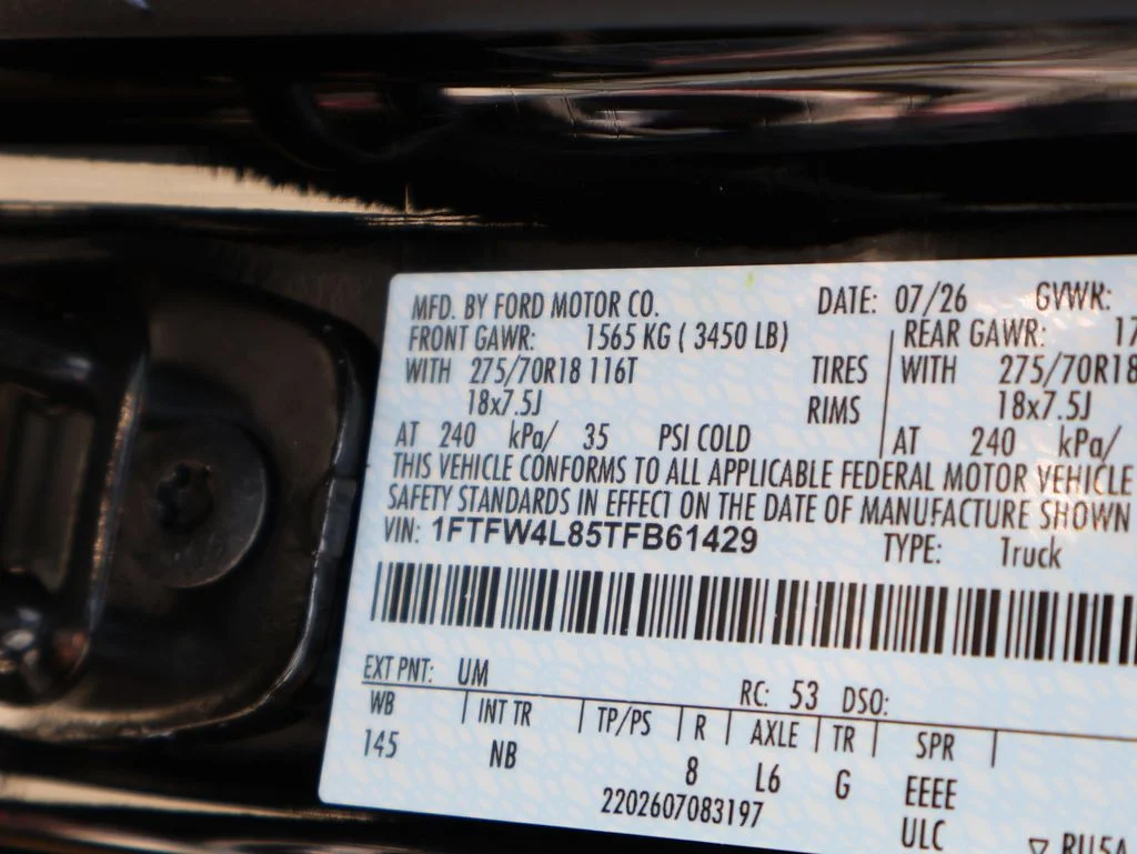 New 2026 Agate Black Metallic Ford Tremor® image 41