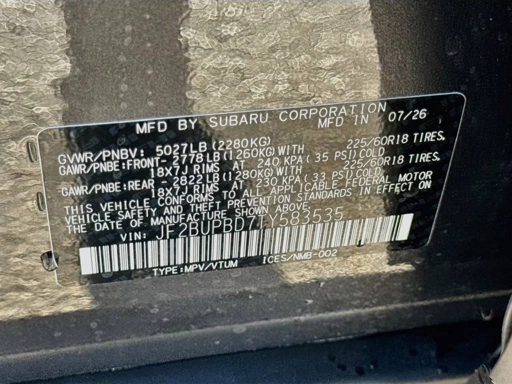 New 2026 Gray Subaru Premium image 43
