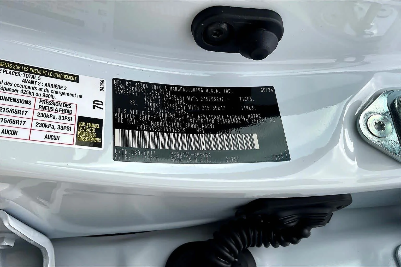 New 2026 Wind Chill Pearl Toyota Hybrid SE image 19