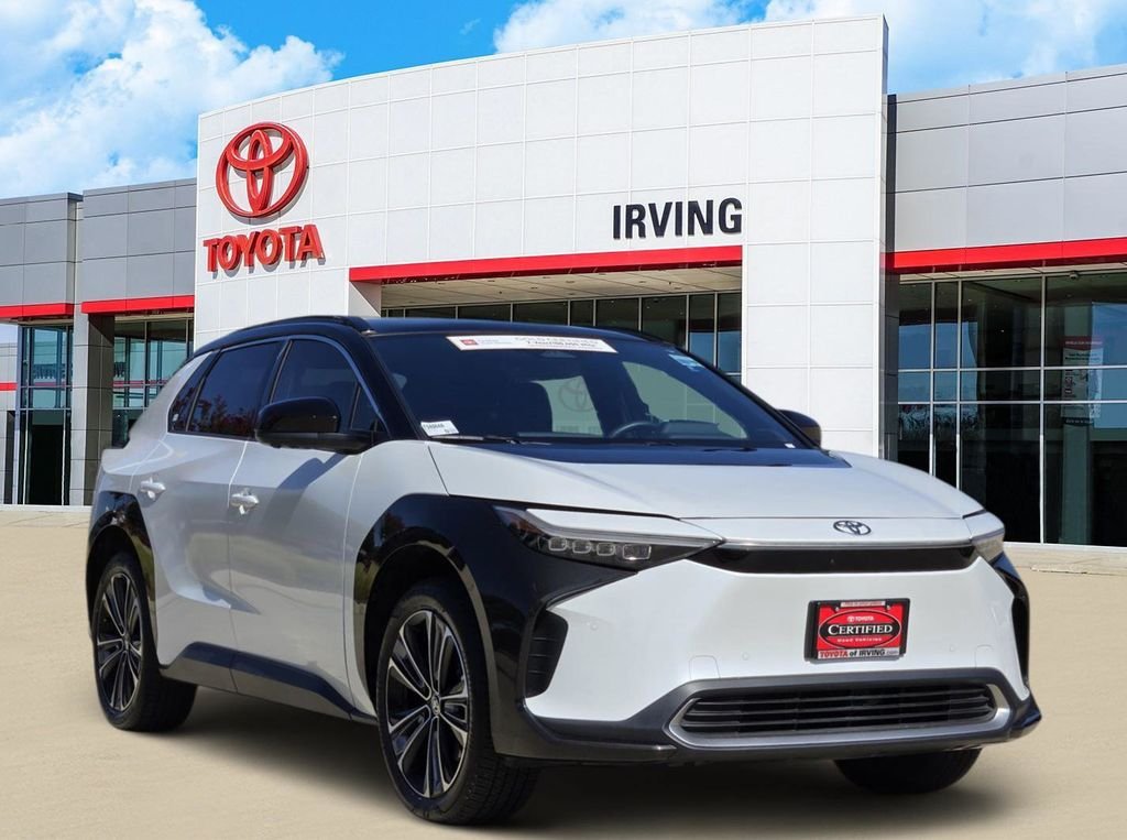 Certified 2023 Toyota bZ4X Limited with VIN JTMABACA1PA033067 for sale in Irving, TX